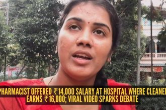 Pharmacist offered ₹14,000 salary at hospital where cleaner earns ₹16,000; viral video sparks debate