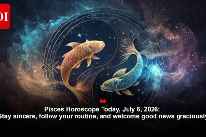 Pisces Horoscope Today, July 6, 2026: Stay sincere, follow your routine, and welcome good news graciously