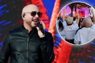 Pitbull sets Guinness World Record for ‘most bald caps’