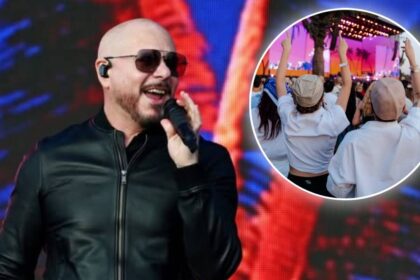 Pitbull sets Guinness World Record for ‘most bald caps’
