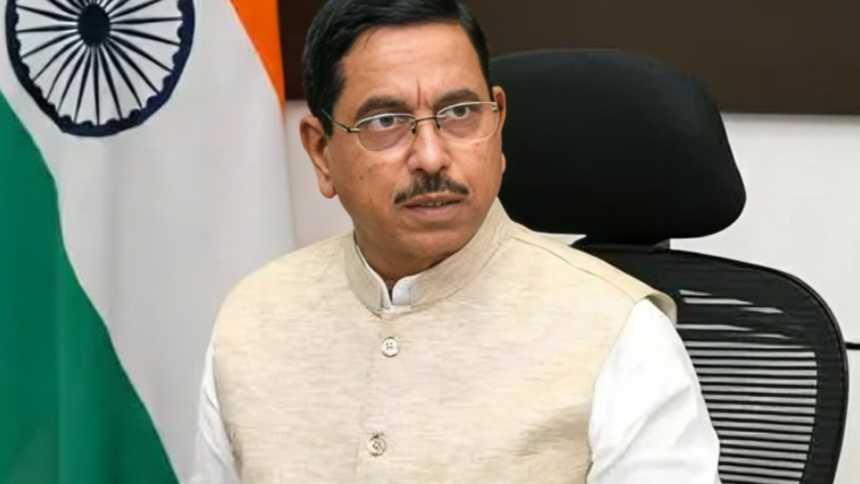 Pralhad Joshi takes charge as Union education minister a day after Dharmendra Pradhan's resignation