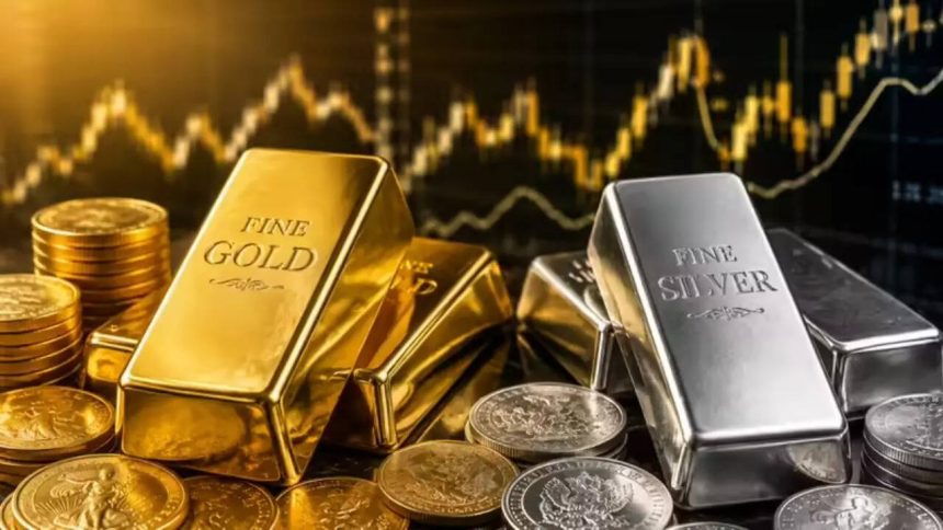 Precious metals rate today: Gold holds near 2-week high; silver extends gains