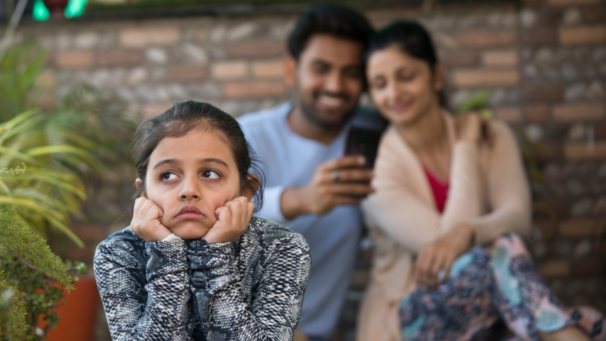 Psychology says it's not just a child's screen time but also a parent's phone habits that affect their behaviour