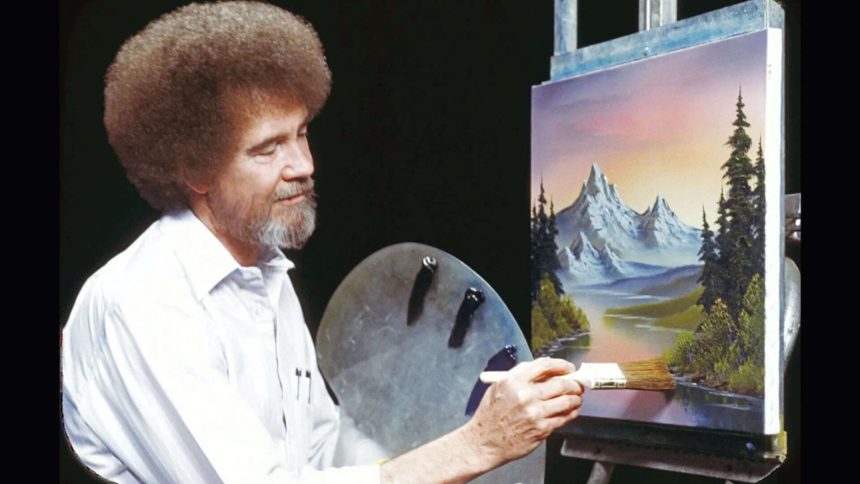Quote by Bob Ross: 'The very fact that you're aware of suffering is enough reason to...'