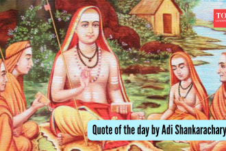 Quote of the day by Adi Shankaracharya: “To be free from bondage the wise person must practise discrimination between One-S