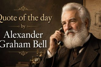 Quote of the day by Alexander Graham Bell: "The only difference between success and failure is the ability to take action" -
