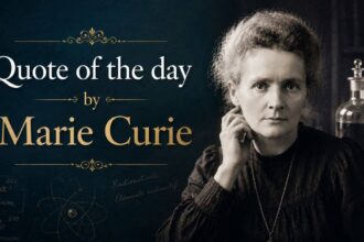 Quote of the day by Marie Curie: "Life is not easy for any of us. But what of that? We must have perseverance and…" - under