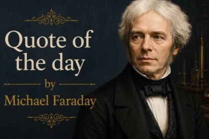 Quote of the day by Michael Faraday: "Lectures which really teach will never be popular; lectures which are popular will…"