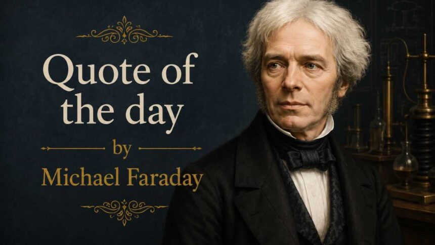 Quote of the day by Michael Faraday: "Lectures which really teach will never be popular; lectures which are popular will…"