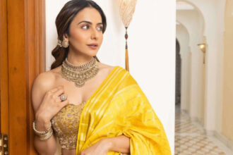 Rakul Preet dazzles in Rs 49K Kanjeevaram saree at Ramayana Delhi event
