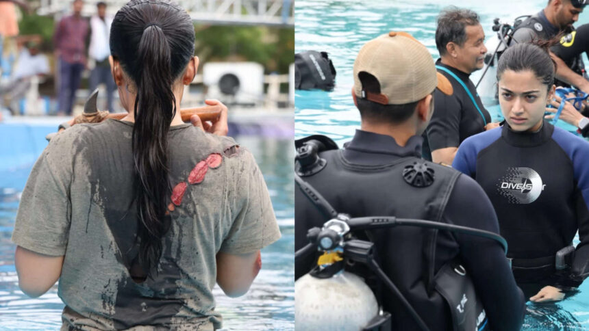 Rashmika calls ‘Mysaa’ underwater fight her toughest yet