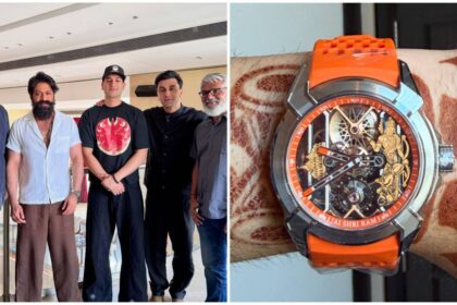 Rishab flaunts Rs 35.88L Ram Janmabhoomi watch with Ramayana team