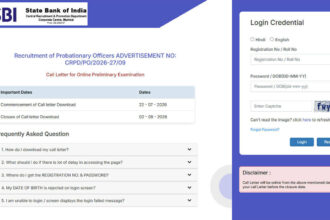 SBI PO Admit card 2026 released at sbi.bank.in; Prelims hall tickets available for 1,500 vacancies: Direct link