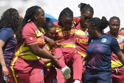 Scary scenes! Dottin carried off moments before Women's T20 WC semis
