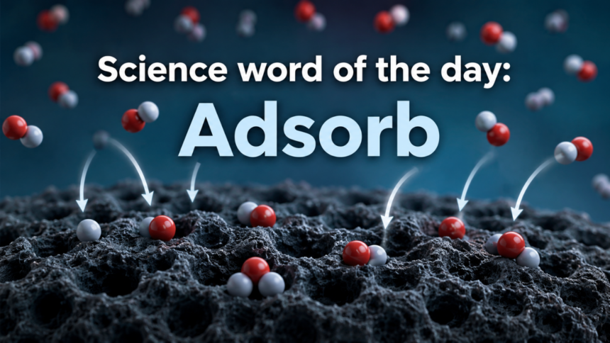 Science word of the day: Adsorb, know its meaning, who introduced the term, and its practical applications