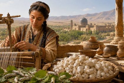 Scientists discover ancient silk production in Uzbekistan nearly 2,000 years before the Silk Road