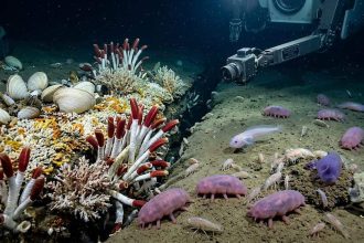 Scientists discover the deepest animal ecosystem ever found, thriving nearly 10 kilometres beneath the Pacific Ocean