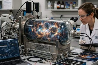 Scientists recreated part of the early universe in a glass tube to study life's