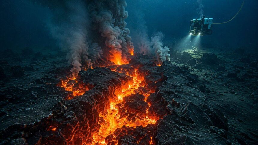 Scientists witness first-ever seafloor spreading as lava creates new ocean floo
