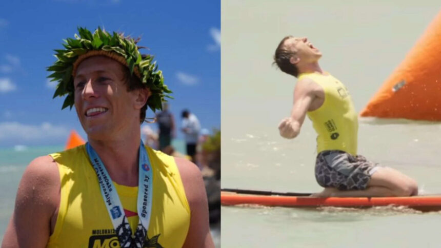 Shark attack rescuer Charlie Verco breaks world paddleboarding record