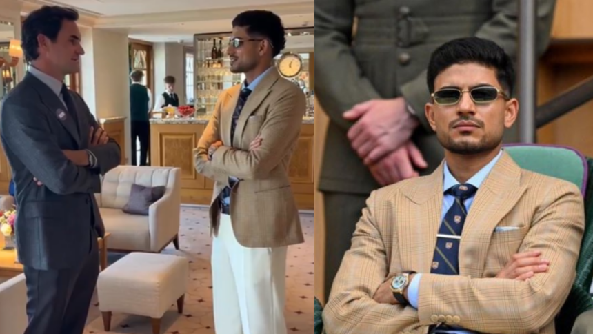 Shubman Gill chats with Federer, becomes only fourth Indian captain to...