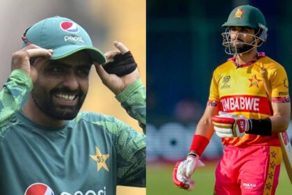 Sikandar Raza surpasses Babar Azam in unwanted T20I record after golden duck vs India