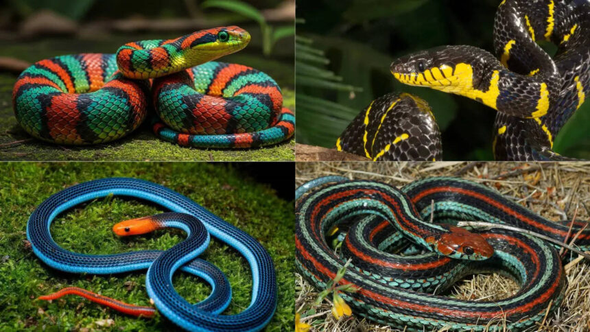 Snakes with the most vibrant colours and patterns in the animal kingdom