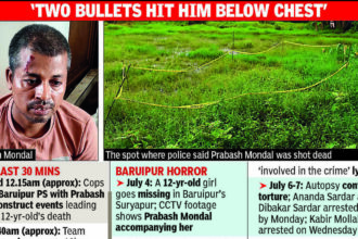 ‘Snatched gun, fired at us’: Cops shoot dead key Baruipur rape-murder accused