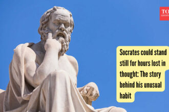 Socrates could stand still for hours lost in thought: The story behind his unusual habit