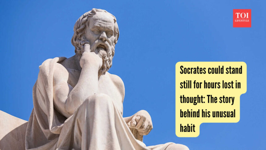 Socrates could stand still for hours lost in thought: The story behind his unusual habit