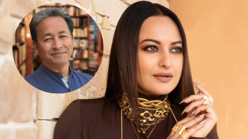 Sonakshi Sinha backs Sonam Wangchuk after forced hospital shift, urges peaceful protest