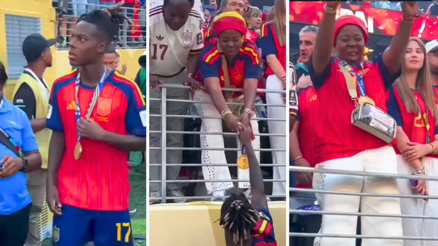Spanish footballer Nico Williams gave his FIFA WC medal to his mother; but behind the viral moment lies a remarkable journey