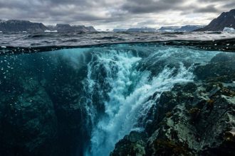 The world's largest waterfall isn't on land. It is hidden beneath the ocean, where billions of litres of water plunge every s