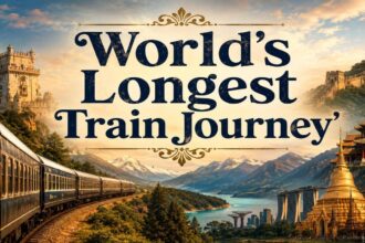 The 'World's Longest Train Journey' takes you across 13 countries in about 21 days on one epic rail adventure