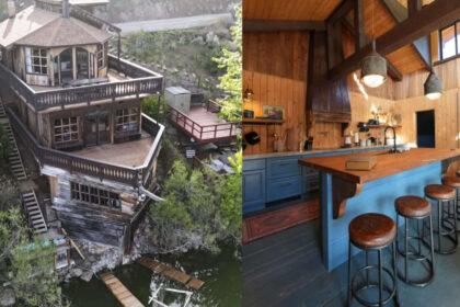 This Airbnb looks like a ship, has a secret treasure room and earns $80,000. Now it's for sale