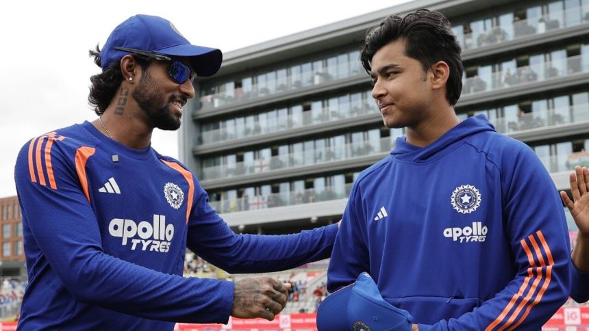Tilak Varma hands Sooryavanshi historic India debut cap - Watch