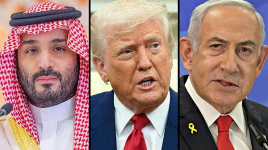 Trump says Saudi nuclear deal hinges on kingdom joining Abraham Accords with Israel