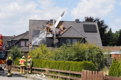 Two killed after small plane crashes into house in Germany