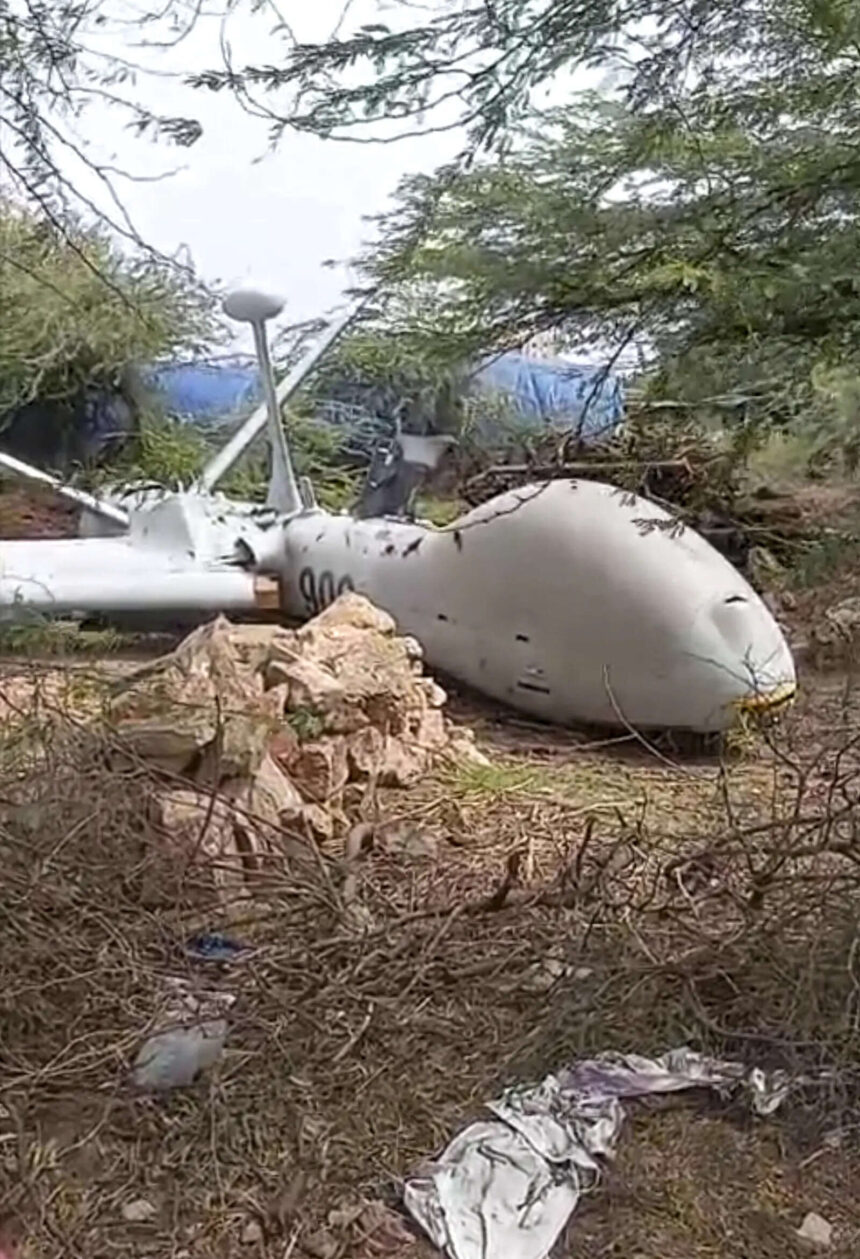 UAV crashes during training sortie near Porbandar; no loss of life: Navy