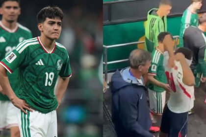 Watch: Bellingham's heartwarming gesture to Mora goes viral after WC thriller
