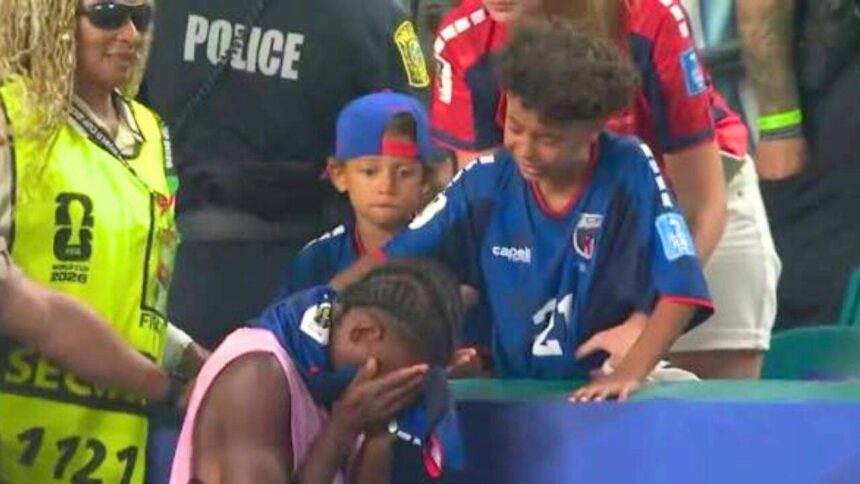 Watch: Heartbroken Cape Verde comforted by crying son after WC exit