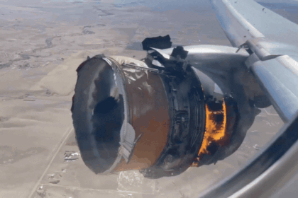 Watch: Passenger's view of Boeing 777 engine on fire while in air goes viral
