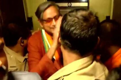 Watch: Shashi Tharoor rescued after Kerala hotel lift gets stuck