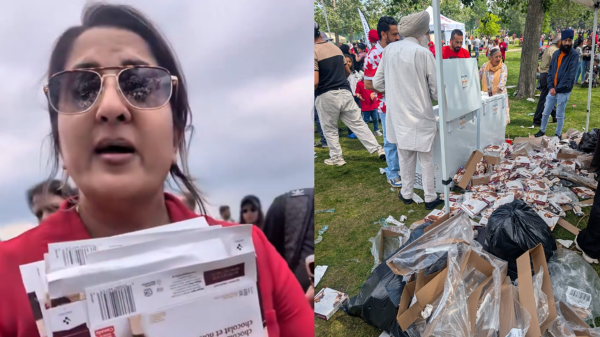 Watch video: 'Native' Canadian woman blames Indians for throwing trash during Canada Day celebrations, says 'you should be as