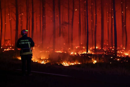 Watch: Wildfires rage across France, Spain as thousands flee, national emergency declared
