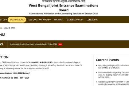 WBJEEB releases ANM, GNM 2026 response sheet at wbjeeb.nic.in; direct link to download here