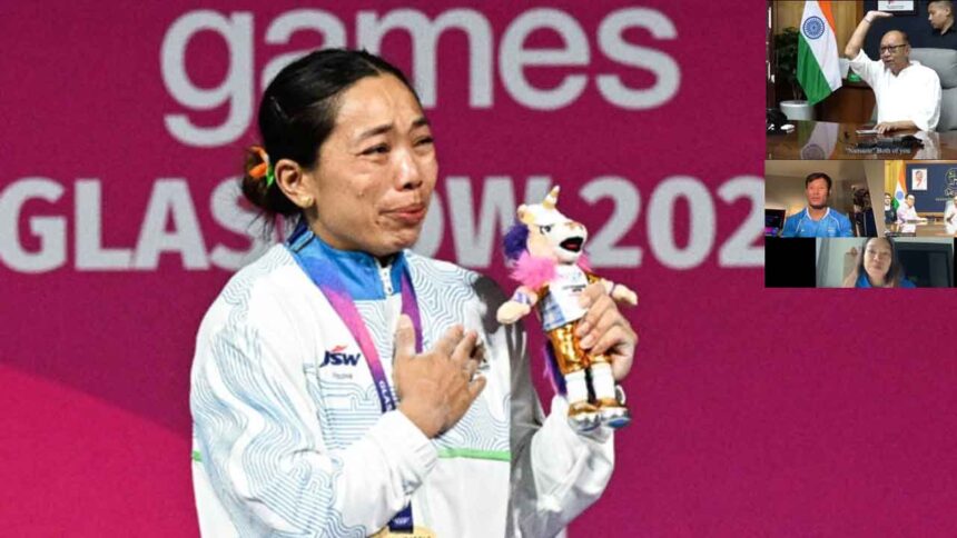 'We are proud of you': Manipur CM's video call with Mirabai Chanu