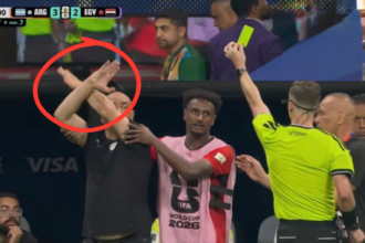 What did Hossam Hassan’s furious ‘X’ gesture mean? Egypt boss’ yellow card moment explained