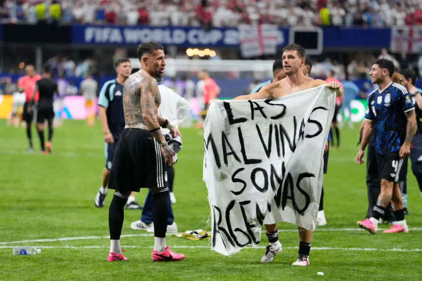 White House sends clear message after calls for FIFA to punish Argentina players over Falklands banner
