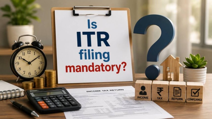 Who should file ITR & is income tax return filing mandatory for salaried taxpayers?